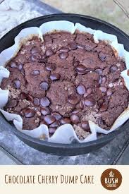 Chocolate And Cherry Dump Cake Recipe In 2020 Camping Desserts Dutch Oven Desserts Dutch Oven Dessert Recipes