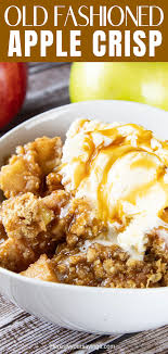 Old Fashioned Apple Crisp Here S Your Savings Recipe Old Fashioned Apple Crisp Apple Recipes Food