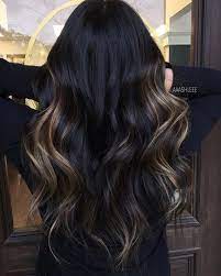 Hair makeup nails blogger on instagram: 23 Unique Hair Color Ideas For 2018 Stayglam Hair Color Unique Long Hair Color Black Hair Balayage