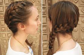 Repeat the braiding process all the way around the head, making sure to part sections the same size for balance. How To Do A French Side Braid Popsugar Beauty
