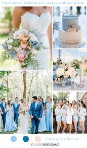 Top 8 Summer Wedding Color Combos In Shades Of Blue For 2019 Colorsbridesmaid