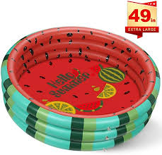 Inflatable Kiddie Pool Extra Large Baby Pool Summer Watermelon Kids Swimming Pools To Replace Backyard Pool Inflatab Children Swimming Pool Baby Pool Kid Pool