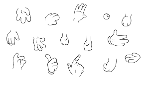 First sketch, lightly, the palm of the hand, as in figure a. How To Draw Cartoon Hands Tutorial