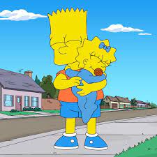 Bart & Maggie | Los simpsons, Fondos de los simpsons, Los simpson