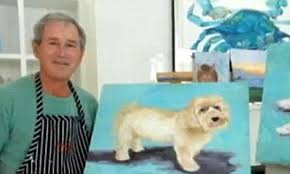 I imagine bush cherishing eight years' worth of accumulated memories of comfort and various forms of relief in ceramic sanctums. Bill Clinton Jokes About Wanting George W Bush To Paint Him Naked Daily Mail Online
