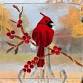 Fused Glass Workshops: Cardinal Suncatcher event in Peterborough, ON