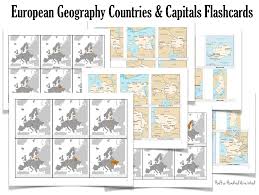 European Countries Capitals Flashcards Half A Hundred Acre Wood Flashcards World History Classroom Homeschool History