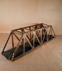 Rustic Object Truss Bridge From Old Train Set Part One Etsy Train Bedroom Decor Truss Bridge Rusty Metal