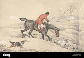 Fox hunt couple hi-res stock ...
