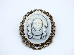Madame Leota Cameo Womens Brooch Pin Haunted Mansion Hair Accessories for  Women