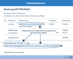 Auch eine abholung kann „frei bordsteinkante erfolgen. Leistungszeitraum Erklarung Leistungsdatum Auf Der Rechnung