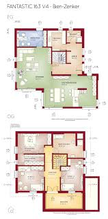 Fertighaus Grundriss Mit Satteldach 5 Zimmer 160 Qm Erker Balkon 3 Kinderzimmer Home Office Kuche Grundriss Einfamilienhaus Haus Grundriss Grundriss