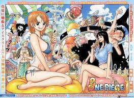 Contrary to what the anime would have you believe, Oda has been fairly  consistent with Nami's proportions since the early days of the series :  rOnePiece