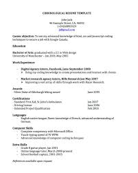 Model of resume in english free. Templates And Examples Joblers