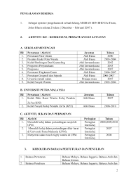 Setelah semua data pribadi serta prestasi dan keahlian tertulis dengan baik, anda perlu memastikan bahwa desain dari resume anda sudah baik. Contoh Resume Dalam Bahasa Melayu