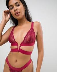 Design Soutien Gorge Triangle Sans Coutures A Armatures Apparentes Et Lanieres