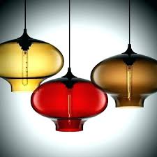 Red Metal Pendant Ceiling Light Iland Glass Pendant Light Blown Glass Pendant Light Modern Glass Pendant Light