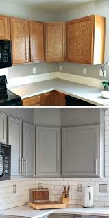 Add Trim To Basic Cabinets Via Inspiration For Moms Diyhomeremodeling Builder Grade Kitchen Kitchen Remodel Small Kitchen Renovation
