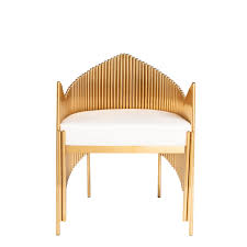 From classic wingback chairs to leather club chairs, there are a myriad of options depending on your space & decor. Statements By J Modern Crespo Accent Chair 28 Inch Tall White And Gold On Sale Overstock 30972851