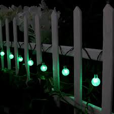 Sunnydaze 20 Foot Outdoor Hanging Solar Globe String Lights Led 30 Count Green Walmart Com Walmart Com