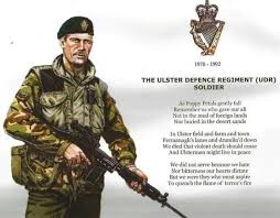 Ulster Defence Regiment British Armed Forces Army Poster British Army Regiments