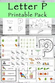 P is the 16th letter of the alphabet. Letter Of The Week Letter P Printable Pack Simple Living Creative Learning