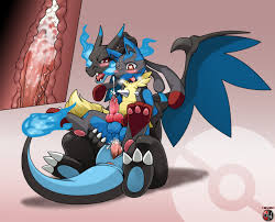 Post 1530996: Charizard Lucario Mega_Charizard Mega_Charizard_X  Mega_Evolution Porkyman