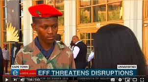 Get all the breaking safc news. Eff Student Leader In Trouble For Wearing Sandf Gear On Tv