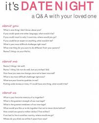 It S Date Night A Q A With Your Loved One This Or That Questions Date Night Questions Relationship Tips