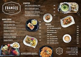 Final Menu Design For Frances