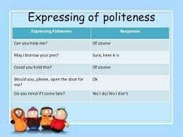 Check spelling or type a new query. Pengertian Showing Expressions Politeness Dan Contoh Percakapan Studybahasainggris Com