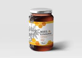 Free Premium Honey Jar Glass Bottle Mockup In 2020 Bottle Mockup Square Glass Jars Jar Labels