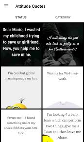 Check spelling or type a new query. Attitude Status Attitude Quotes Attitude Shayari For Android Apk Download