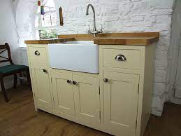 Custom widths also available at no extra charge. Freestanding Belfast Sink Cabinets
