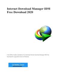 Internet download manager merupakan aplikasi pengelola unduhan paling populer di kalangan pengguna internet terutama bagi anda yang hobi. Internet Download Manager Idm Free Download 2020 By Talha Ansari Issuu