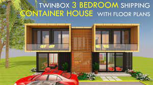 View our modular prefab homes range online. Amazing Shipping Container Home 3 Bedroom Prefab Design With Floor Plans Twinbox 1280 Youtube