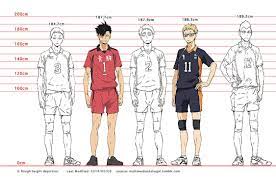 Despite being short in height he never gave up and play volleyball and overcome the difficulties. All Haikyuu Characters Heights
