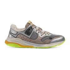 Gucci Leather Men S Ultrapace Sneaker In Grey Gray For Men Lyst