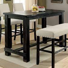 Modern, wood, round, and small dining tables. Furniture Of America Helin Ii Bar Height Dining Table Bar Height Dining Table Solid Wood Dining Table Dining Table In Kitchen