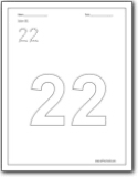 These color codes can change the color of the background, text, and tables on a web page. Number 22 Worksheets Number 22 Worksheets For Preschool And Kindergarten