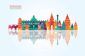 Ideologi ini adalah kompromi antara gagasan negara islam dan negara sekuler. Indonesia Skyline Indonesian Art Illustration Poster Design