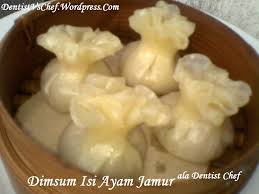 Resep cara membuat dimsum, bisa memakai daging ayam udang atau ikan. Resep Anekan Dimsum Dentist Chef