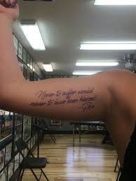 Never To Suffer Would Never To Have Been Blessed Quote Tattoo Never To Suffer Would Never To Have Been Blessed Poe Blessed Tattoos Tattoo Quotes Tattoos