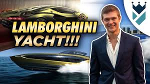 The car was introduced in 2013 and came with a price tag of $4,500,000 which made it to the most expensive production car in the world. Lamborghini Yacht Built In Italy At Tecnomar Youtube