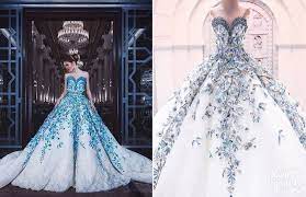 Full star full star full star full star half star. A Glamorous Touch Of Blue These Jack Kay Gowns Are Downright Droolworthy Wedding Dress Pictures Allure Wedding Dresses Wedding Dresses