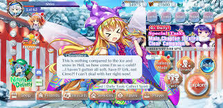 Clownpiece cant beat Cirno this time huh? game is touhou lostword btw :  rtouhou