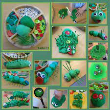 Extension Of The Very Hungry Caterpillar Provocation Playdough Invitationtoplay Hungry Caterpillar Craft Hungry Caterpillar Activities Hungry Caterpillar