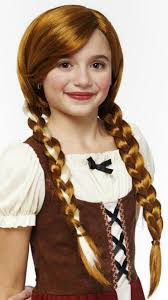 Also known as twin tails, handlebars, or bunches. Child S Natural Red Pigtail Braids Wig Candy Apple Costumes
