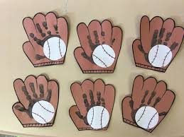 Another Craft We Did For Our Spring Sports Theme My Kids Liked The Baseballs So Much I Figured We Kids Sports Crafts Sport Themed Crafts Summer Sports Crafts