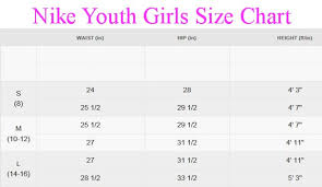 Right Size Chart For Teens 2019